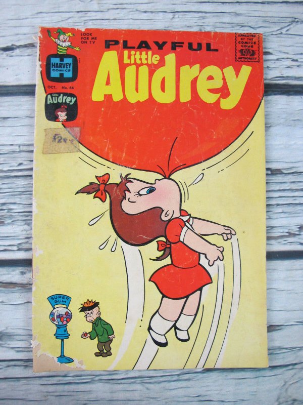 Playful Little Audrey #66 1966 Harvey Comics Silver Age VG- 3.5 12 Cent