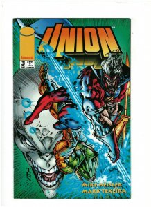 Union #3 NM- 9.2 Image Comics 1993 Mark Texeira 