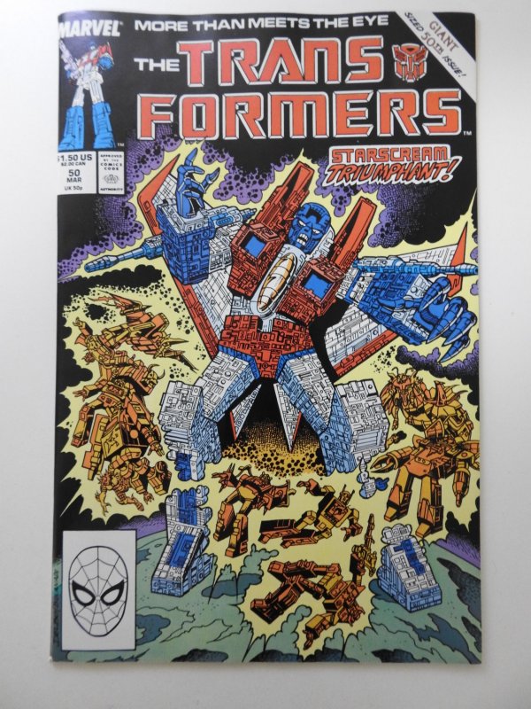 The Transformers #50 (1989) Beautiful NM- Condition!