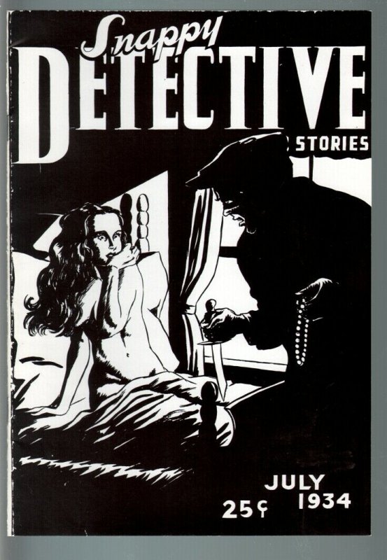 SNAPPY DETECTIVE 1934 JULY-V. 1 #1-RARE REPRINT EDITION VF/NM