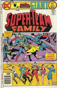 Super-Team Family #1-15 (1975)  complete set  average grade VF 8.0  see desc.