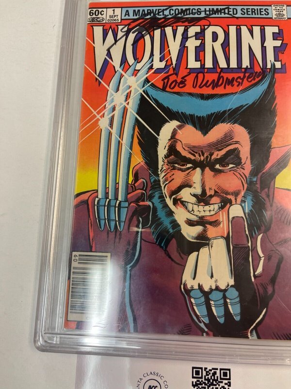 Wolverine # 1 CBCS 9.2 GRADED Comic Book SIGNED 2X Claremont + Marvel Comic JH6
