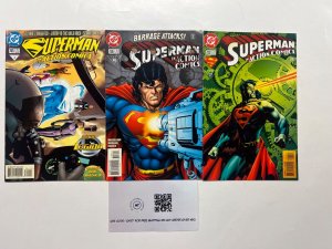 3 Superman DC Comic Books # 723 726 741 Batman Wonder Woman Robin Flash 24 JS45