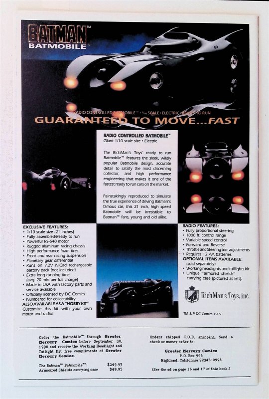 Grips (Vol. 2) #3 (June 1990, Greater Mercury) VF-