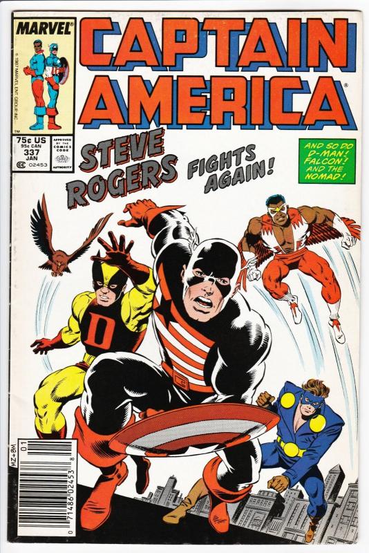 Captain America #337 (Marvel, 1988) VG/FN