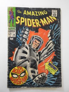 The Amazing Spider-Man #58 (1968) GD Condition