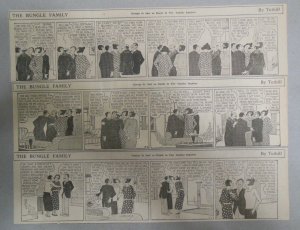 (24) The Bungle Family Dailies by HJ Tuthill from 2/1935 Size: 3 x 12 inch