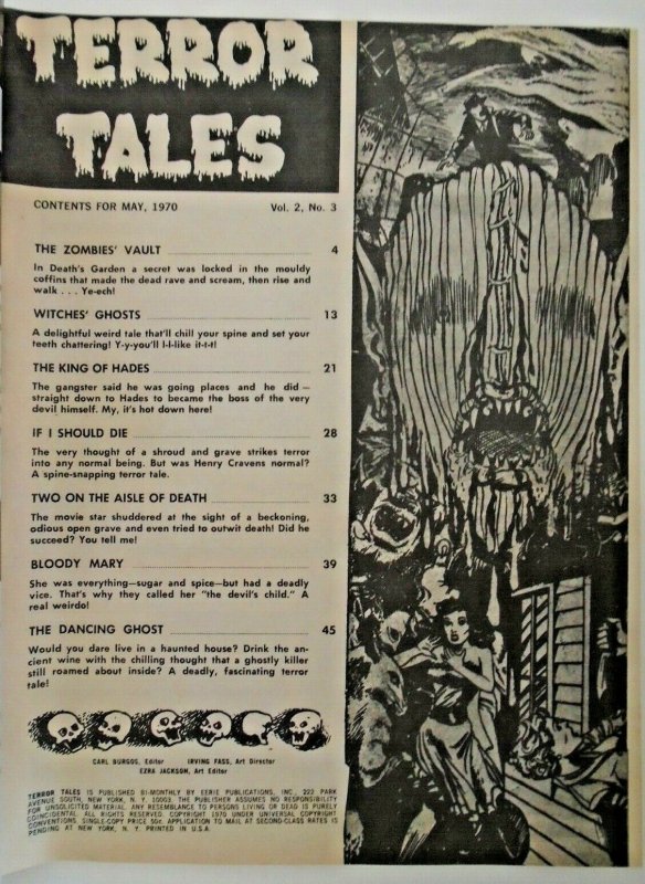 mm Terror Tales (1969, Eerie) v2, #3vf/nm