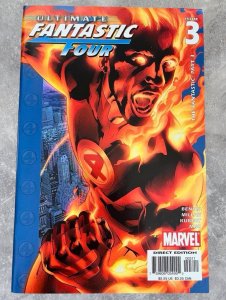Ultimate Fantastic Four #3 (2004) Johnny Storm Cover | Bendis • Millar • Kubert