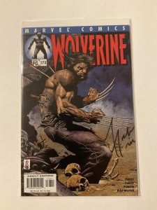 Wolverine 173 Near Mint Nm Signed Frank Tieri Marvel