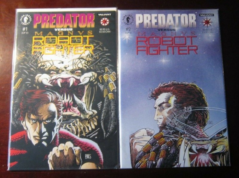 Predator vs Magnus Robot Fighter set:#1&2 8.0 VF (1992)