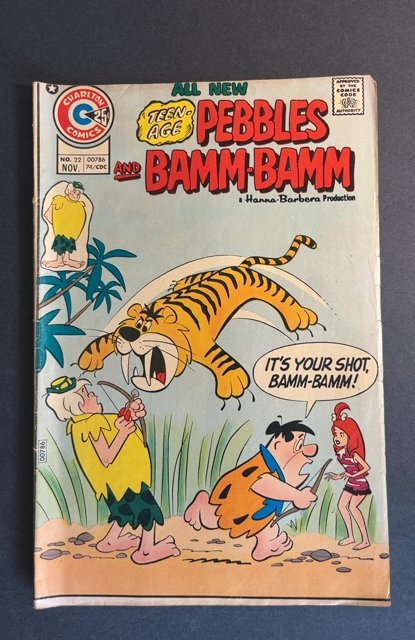 Pebbles And Bamm Bamm 22 1974 Comic Books Bronze Age Charlton Hipcomic 4176