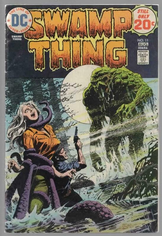 SWAMP THING 11 VG+ Aug. 1974