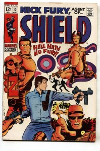 NICK FURY, AGENT OF SHIELD #12-MARVEL-comic book-FN+