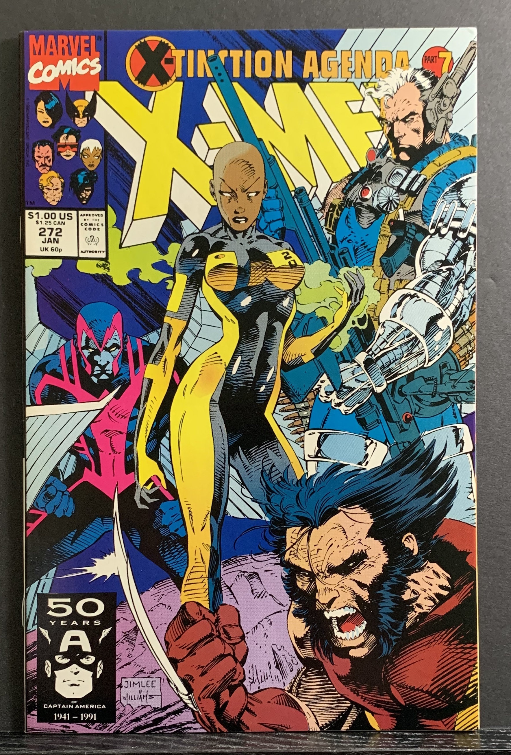 The Uncanny X-Men #272 (1991) Jim Lee Wolverine / Storm / Cable 