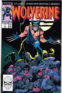 Wolverine #1 (1988) debut of black Wolverine costume