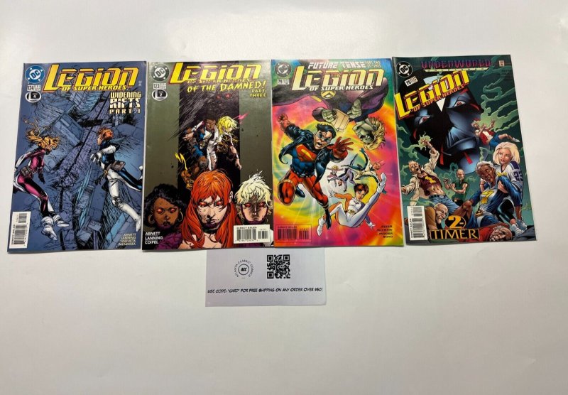 4 Legion of Superheroes DC Comics Books #74 75 123 124 Peyer Abnett 33 JW13