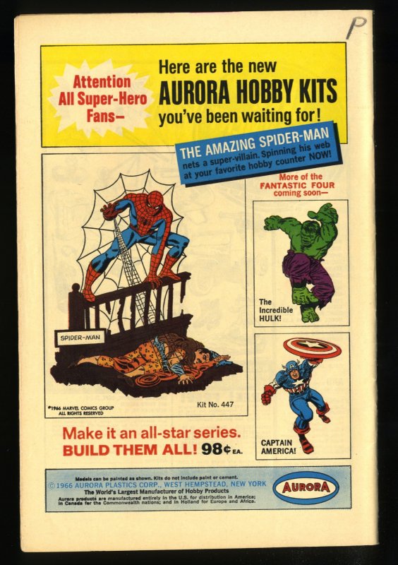 Daredevil #25 FN/VF 7.0 White Pages Leap Frog!