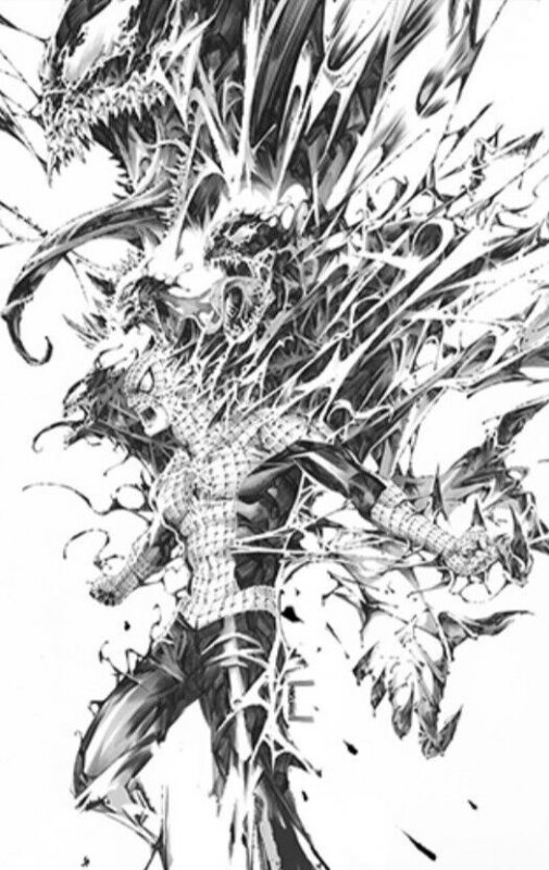 ??AMAZING SPIDERMAN #1 KAEL NGU VARIANT B&W SKETCH FAN EXPO Megacon ? 2022