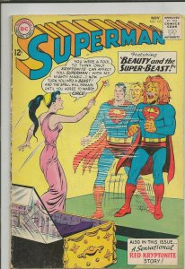 Superman #165 ORIGINAL Vintage 1963 DC Comics Saturn Girl GGA