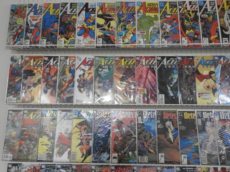 Huge Lot of 150+ Comics W/ Action Comics, Detective Comics +More! Avg VF Cond.