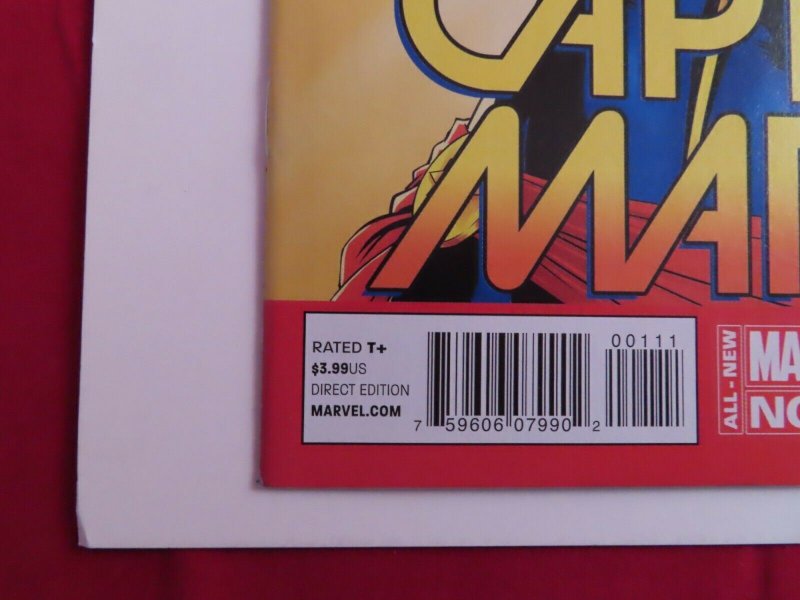 CAPTAIN MARVEL (2014) #1 VF/NM 1st print Marvel Comics