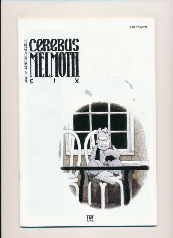 Aardvark-Vanaheim Lot of4! CEREBUS MELMOTH 1,5,6,&10   VF(PJ96)