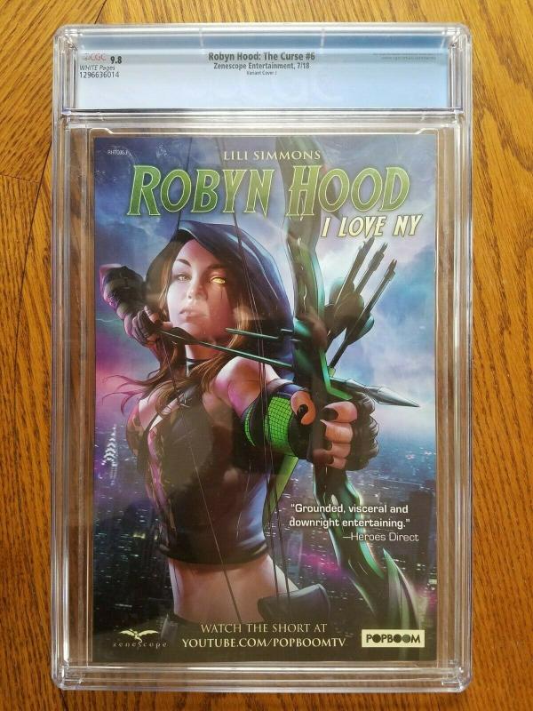 Robyn Hood The Curse #6 Cover J Zenescope SDCC Exclusive NM LE350 Rich CGC 9.8