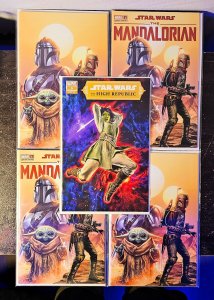 Star Wars Mandalorian #1 trade dress x2, virgin x2, and The High Republic  #6