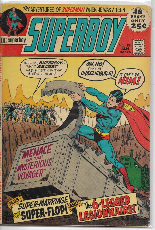 Superboy   vol. 1   #181 GD LOSH (rep. Adv. #355)