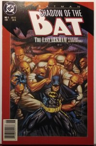 Batman: Shadow of the Bat #1 Newsstand Edition (1992) 1st Victor Zsasz