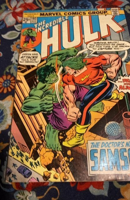 The Incredible Hulk #193 (1975) vs Sampson