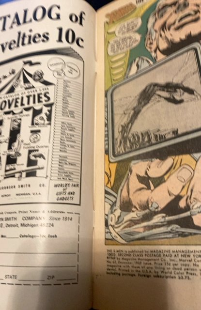 The X-Men #63 (1969)neal Adams Magneto app