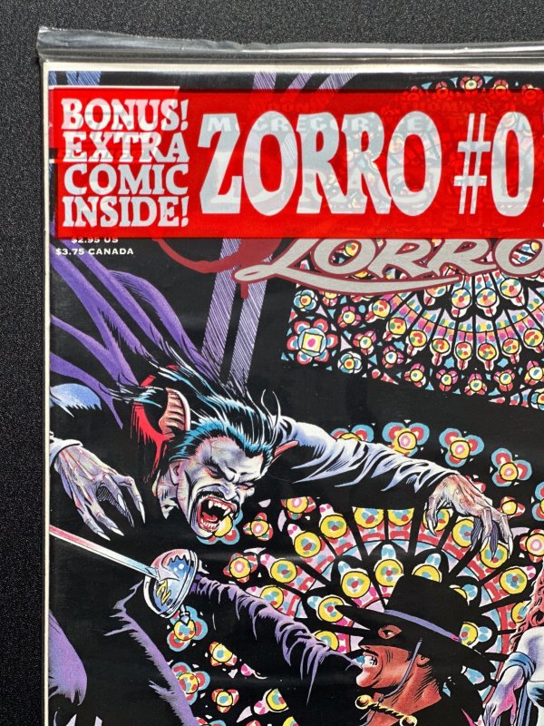 Zorro #0 (1993) Zorro vs Dracula! Polybagged - VF/NM!