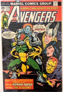 *Avengers 135vf ORIGIN VISION