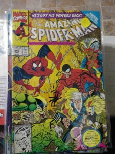 Amazing Spider-Man   343 1990 marvel  powerless pt 3  tartantula  black cat