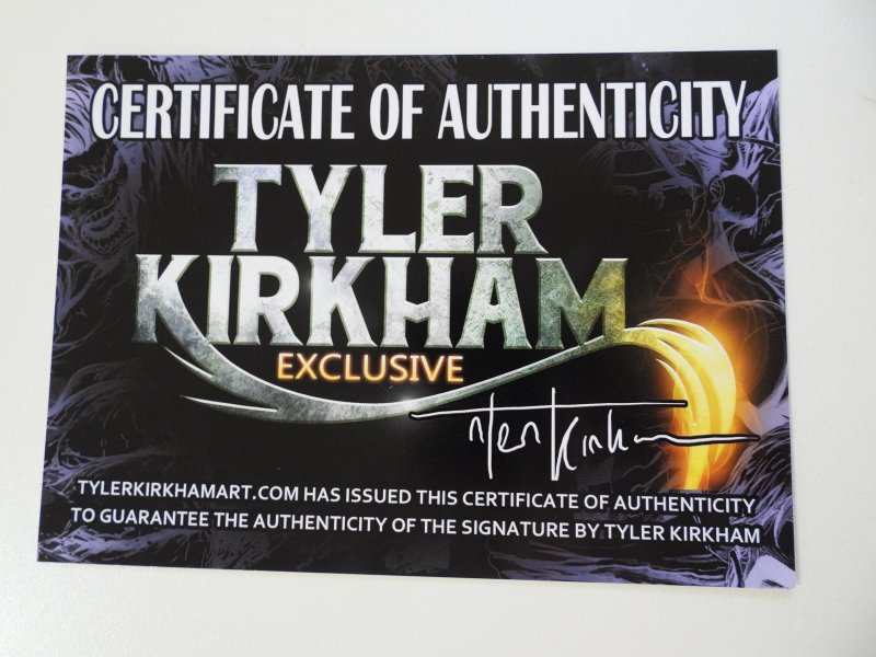 Harley Quinn & Poison Ivy #1 Kirkham Cover A Signed W/ COA VF+ Condition