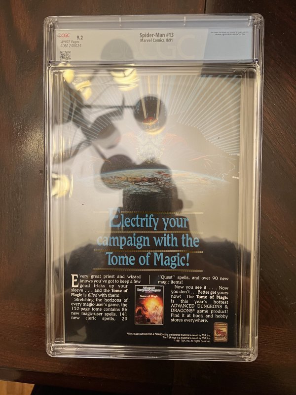 Spider Man 13 - CGC 9.2!! Iconic Cover!!