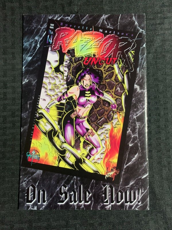 1995 RAZOR #3 Burn by Everette Hartsoe FVF 7.0 London Night Studios