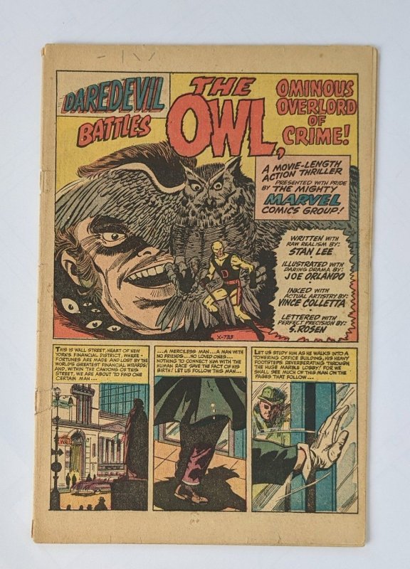 Daredevil #3 (1964)  GD-   COVERLESS [Missing Cover]