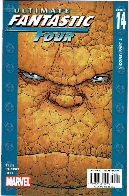 Ultimate Fantastic Four #14 Warren Ellis Adam Kubert NM