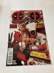 Deadpool Kills Deadpool 2 Nm Near Mint Signed Cullen Bunn Marvel Comics