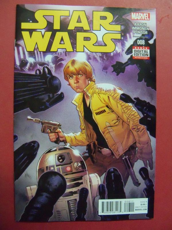 STAR WARS #008 REGULAR  COVER NEAR MINT 9.4 MARVEL COMICS 2015 SERIES