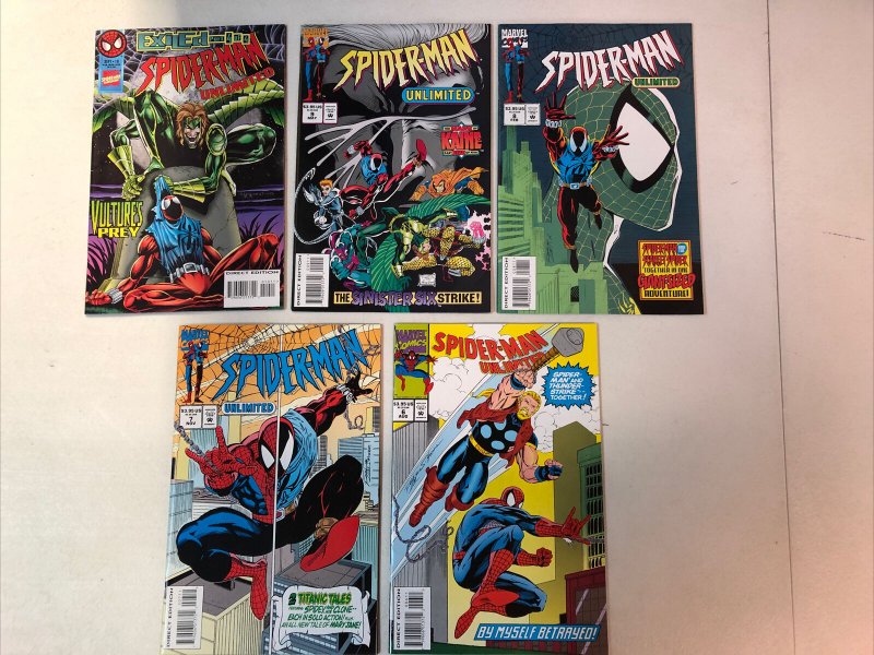 Spider-Man Unlimited 1st series (1993) #1-11, 13-16 (FN/VF-) Set Run Marvel