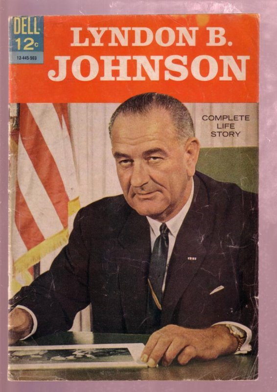 LYNDON B. JOHNSON 1964- U.S. PRESIDENT'S LIFE STORY-JFK VG