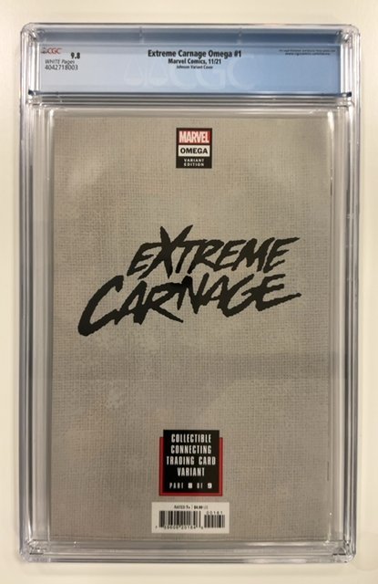 Extreme Carnage Omega Johnson Cover (2021) CGC9.8