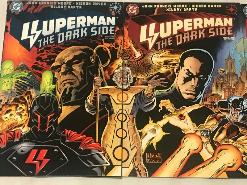 SUPERMAN THE DARK SIDE#1-3 VF/NM LOT 1998 DC COMICS