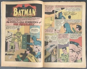 Batman #179 (1966, DC) 2nd Silver Age App. of The Riddler. Lower Grade
