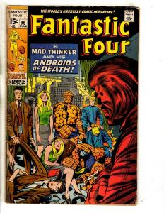 Fantastic Four # 96 VG Marvel Comic Book Dr. Doom Thing Human Torch RH4