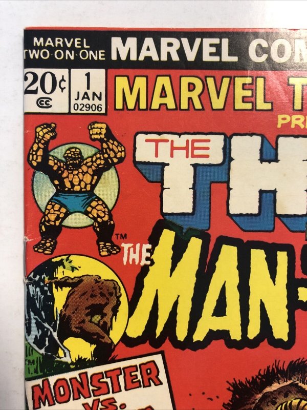 Marvel Two In One (1974) #1 (F/VF) The Thing And The Man-Thing| Marvel